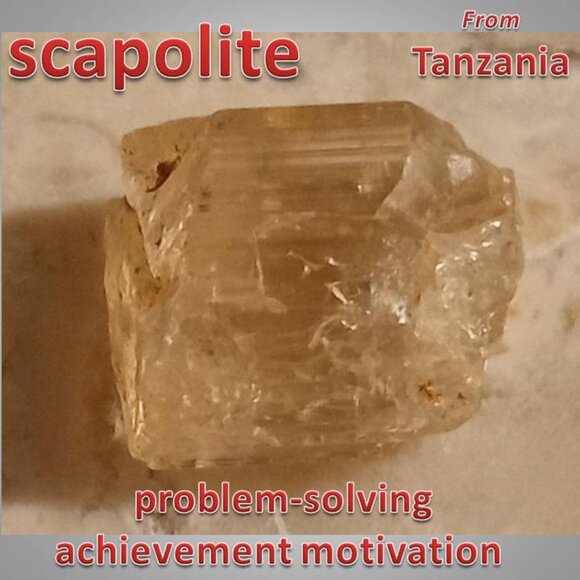 Scapolite from TANZANIAmineral 01 rock stone crystal